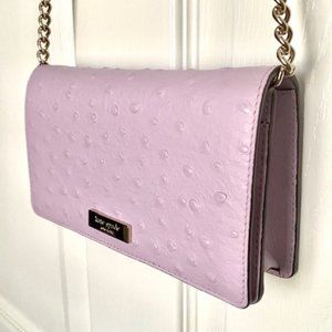 Kate Spade Isabeli 'Ostrich Leather' Lavender NEW!